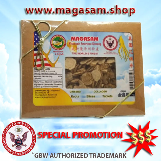 AMERICAN GINSENG SLICES